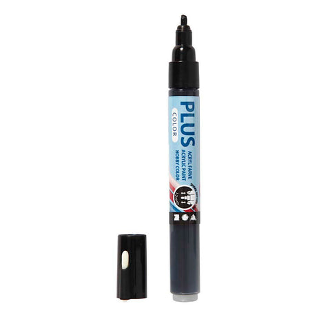 Creativ company plus color marker 1-2mm - zwart