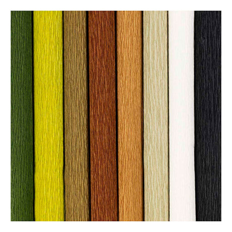 Creativ company http: www.cchobby.nl crepepapier-vel-25x60-cm-crepe-verhouding-180-105-gr-naturel-8-vel-1-doos