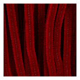 Creativ company chenille 6mm x 30cm donkerrood - 50st.