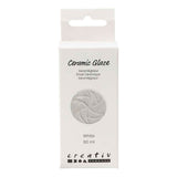 Creativ company keramiek glazuur 984-1101 c dekkend wit - 60ml