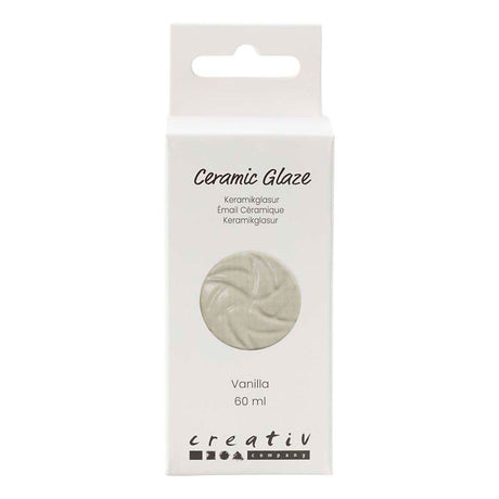 Creativ company keramiek glazuur 984-1101 c dekkend vanilla - 60ml