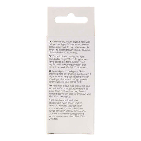 Creativ company keramiek glazuur 984-1101 c dekkend rose - 60ml