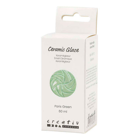 Creativ company keramiek glazuur 984-1101 c dekkend paris green - 60ml