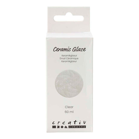 Creativ company keramiek glazuur 984-1101 c transparant helder - 60ml