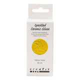 Creativ company gespikkeld keramiek glazuur 999-1060 c dekkend yellow haze - 60ml