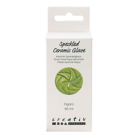 Creativ company gespikkeld keramiek glazuur 999-1060 c dekkend figaro - 60ml