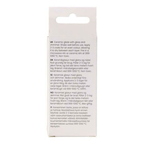 Creativ company gespikkeld keramiek glazuur 999-1060 c dekkend rusty nail - 60ml