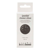 Creativ company gespikkeld keramiek glazuur 999-1060 c dekkend tutto nero - 60ml
