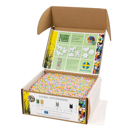 Creativ company http: www.cchobby.nl biobeads-van-nabbi-afm-5x5-cm-medium-pastelkleuren-55000-stuk-1-doos