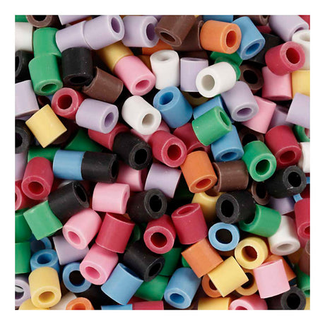 Creativ company http: www.cchobby.nl biobeads-van-nabbi-afm-5x5-mm-gatgrootte-2-5-mm-medium-diverse-kleuren-3000-stuk-1-doos