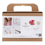 Creativ company http: www.cchobby.nl mini-hobbyset-sieraden-halsketting-en-armband-roze-1-doos