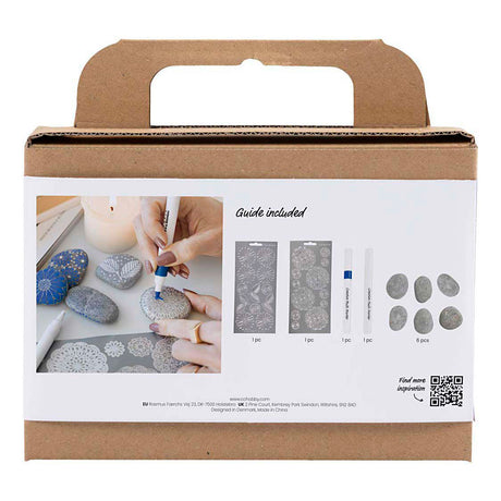 Creativ company http: www.cchobby.nl mini-hobbyset-steendecoratie-blauw-1-doos