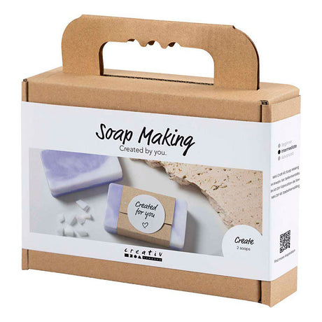 Creativ company mini hobbyset zeep maken vierkant lichtpaars