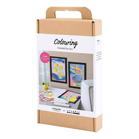 Creativ company hobbyset kleuren schilderen volgens cijfers markeerstiften