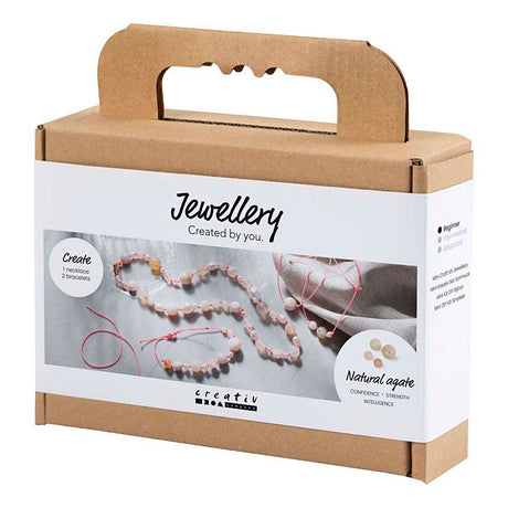 Creativ company mini hobbyset sieraden halskettingen en armband roze