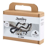 Creativ company http: www.cchobby.nl mini-hobbyset-sieraden-halsketting-en-oorbellen-zwart-wit-1-doos