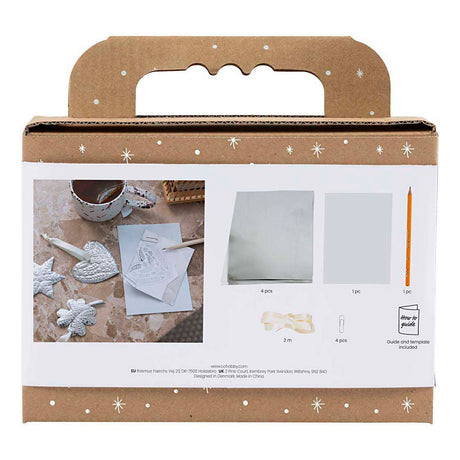 Creativ company http: www.cchobby.nl mini-hobbyset-decoratie-kerstdecoratie-silver-metal-1-doos