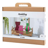 Creativ company http: www.cchobby.nl maxi-hobbyset-boetseren-vazen-van-papier-mache-diverse-kleuren-1-doos