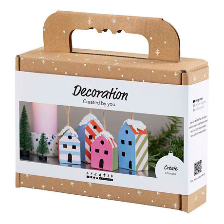 Creativ company https: www.cchobby.nl mini-hobbyset-decoratie-huizen-kleurrijk-1-doos