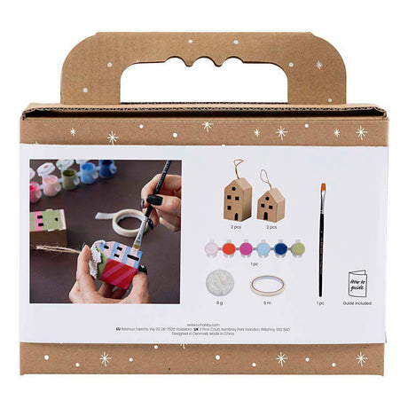 Creativ company https: www.cchobby.nl mini-hobbyset-decoratie-huizen-kleurrijk-1-doos
