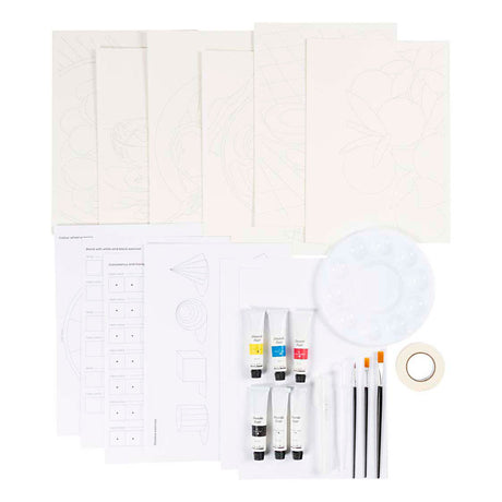 Creativ company starter hobbyset gouache schilderijen