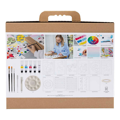 Creativ company http: www.cchobby.nl starter-hobbyset-gouache-schilderijen-diverse-kleuren-1-doos