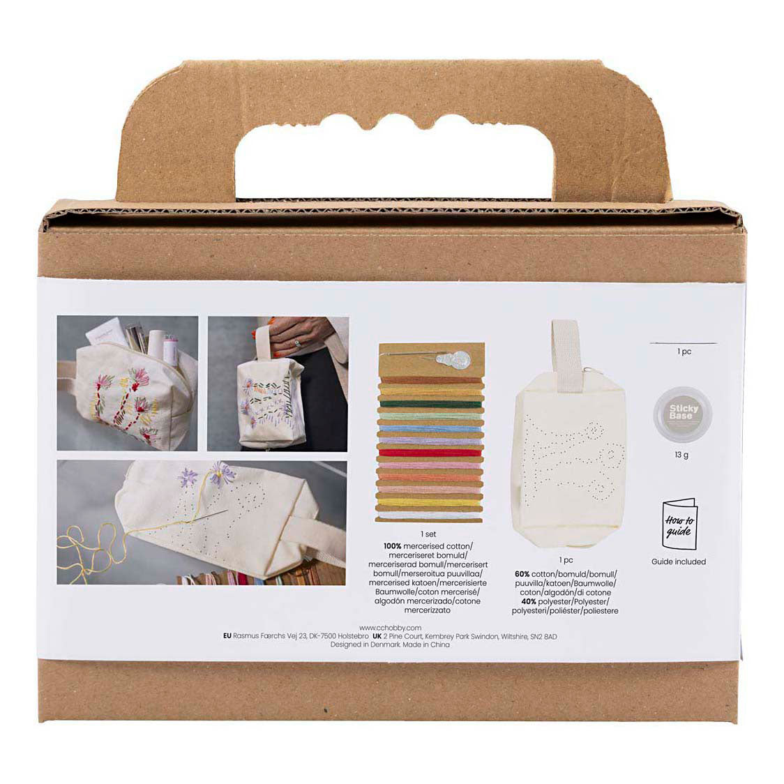 Creativ company http: www.cchobby.nl mini-hobbyset-borduurwerk-make-uptas-creme-1-doos