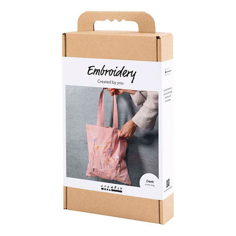 Creativ company http: www.cchobby.nl hobbyset-borduurwerk-draagtas-lichtroze-1-doos