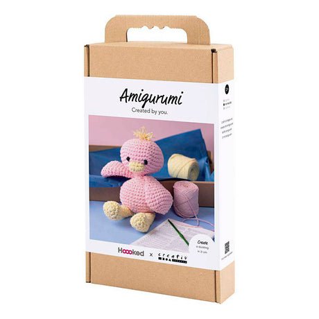 Creativ company http: www.cchobby.nl hobbyset-amigurumi-eendje-lichtroze-lichtgeel-1-doos