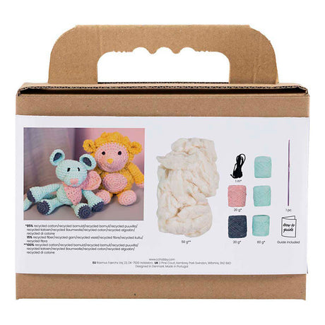 Creativ company http: www.cchobby.nl hobbyset-amigurumi-muis-mint-1-doos