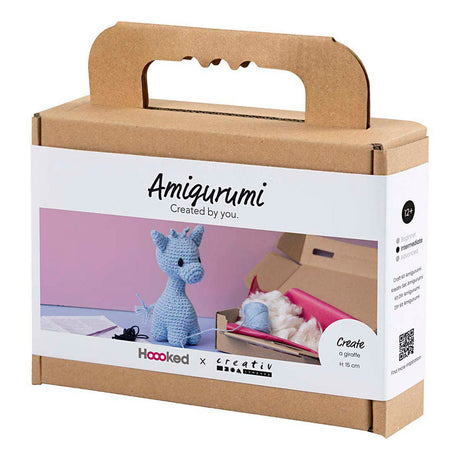 Creativ company http: www.cchobby.nl hobbyset-amigurumi-giraf-lichtblauw-1-doos