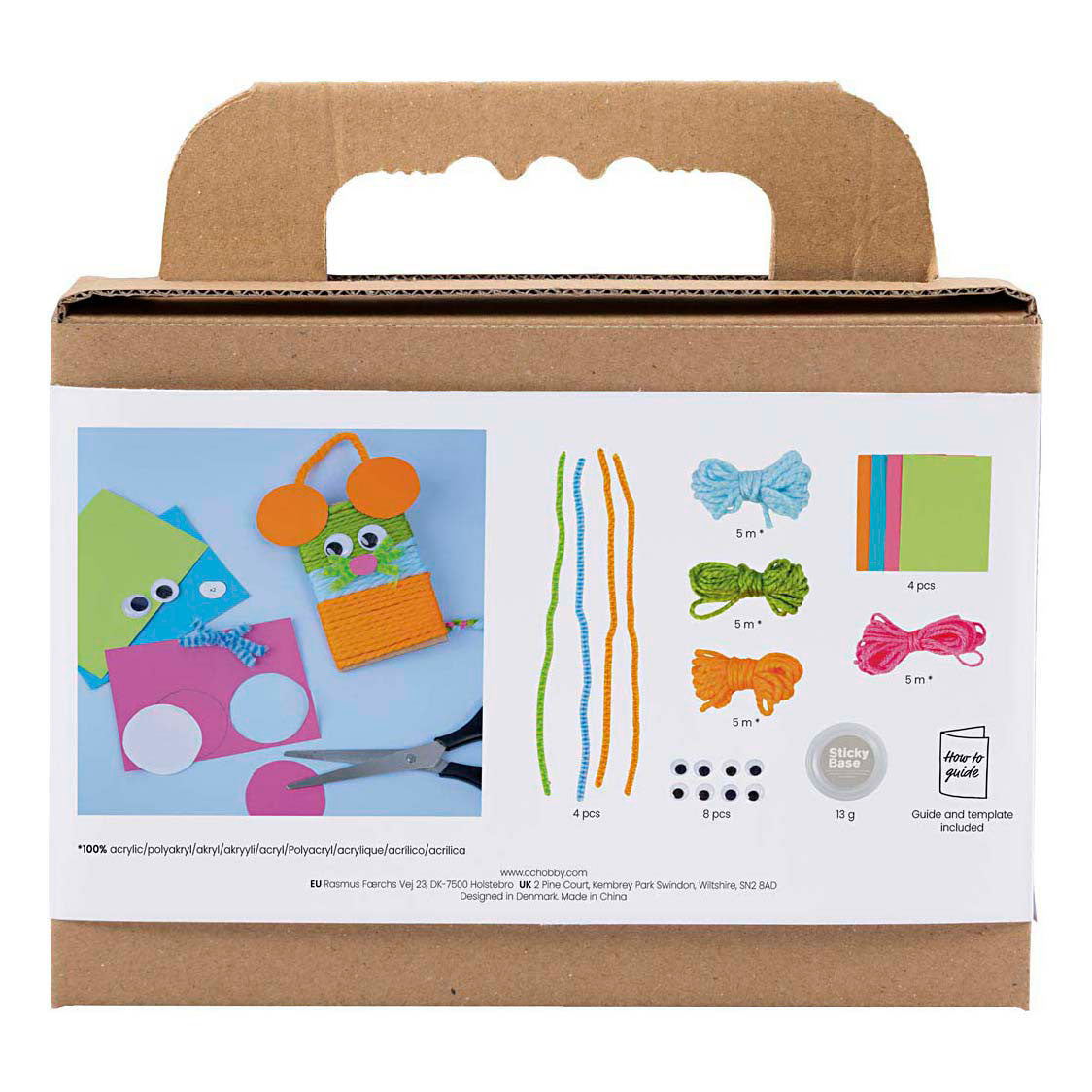 Creativ company http: www.cchobby.nl mini-hobbyset-decoratie-muizen-en-uilen-diverse-kleuren-1-doos