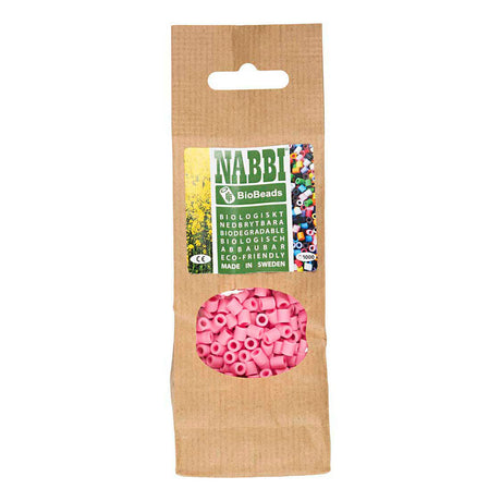 Creativ company http: www.cchobby.nl biobeads-van-nabbi-afm-5x5-mm-gatgrootte-2-5-mm-medium-roze-1000-stuk-1-doos