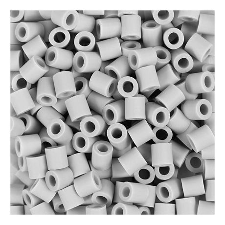 Creativ company http: www.cchobby.nl biobeads-van-nabbi-afm-5x5-mm-gatgrootte-2-5-mm-medium-grijs-1000-stuk-1-doos
