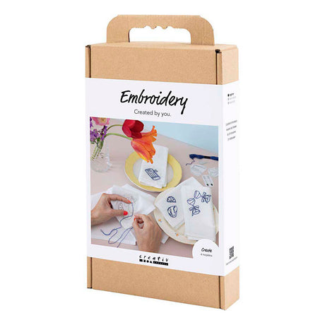 Creativ company hobbyset borduurwerk servetten