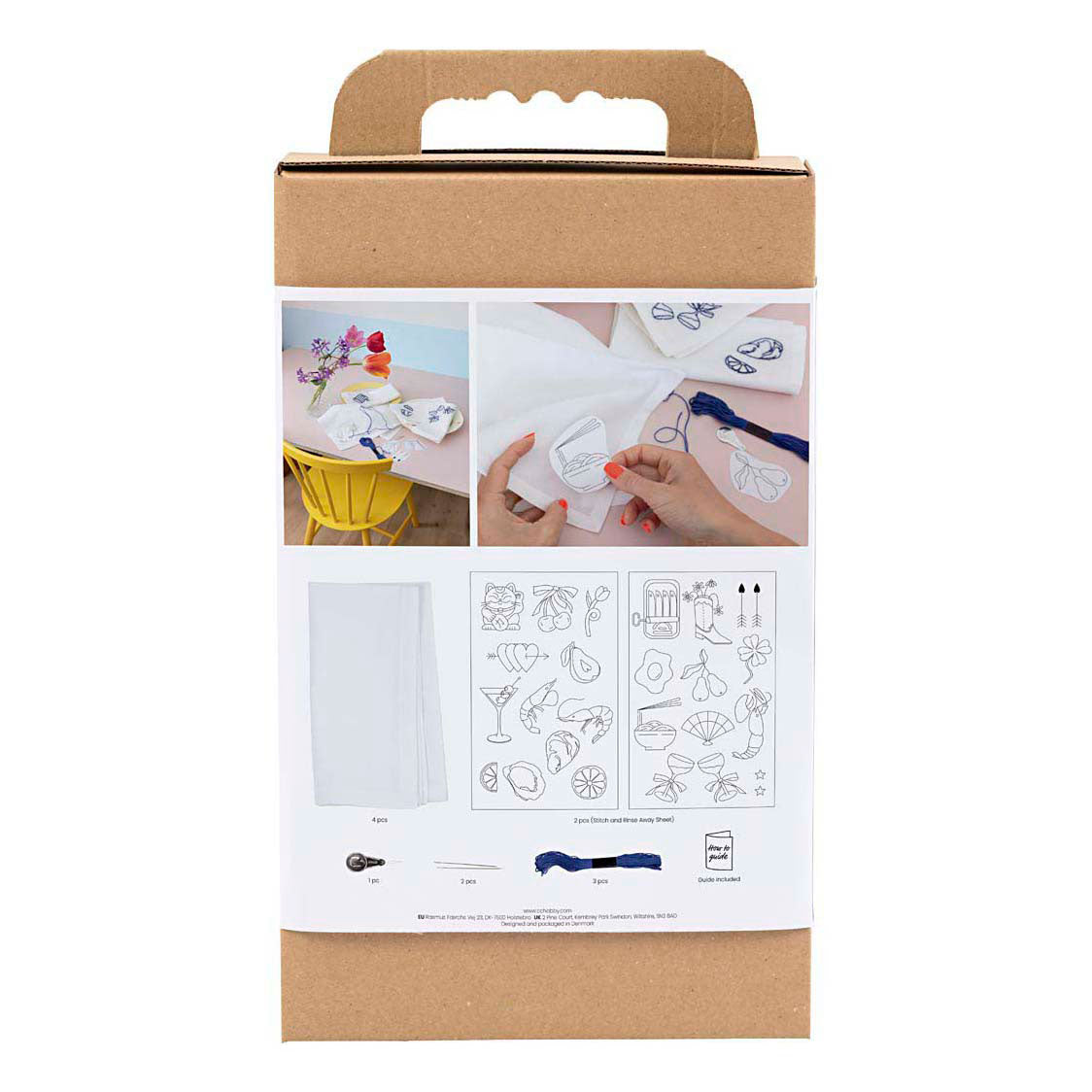 Creativ company http: www.cchobby.nl hobbyset-borduurwerk-servetten-off-white-1-doos