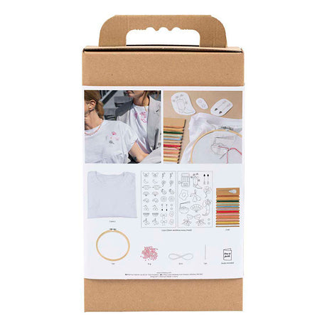 Creativ company http: www.cchobby.nl hobbyset-borduurwerk-t-shirt-wit-1-doos