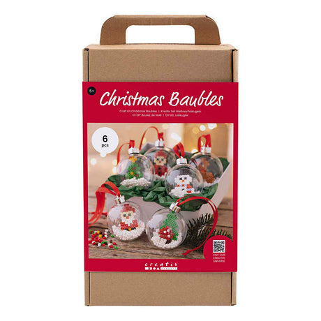 Creativ company hobbyset kerstballen maken met kralen