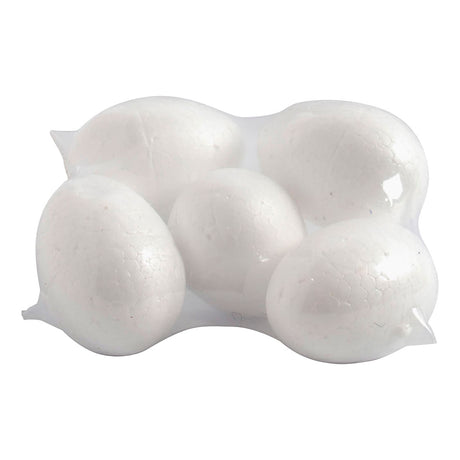 Creativ company styropor eieren 6cm - 5st.