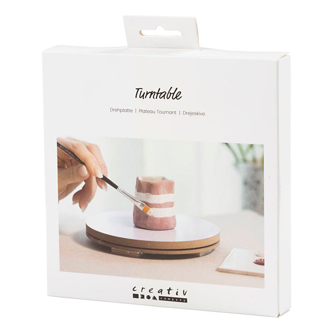 Creativ company houten draaiwiel - 17cm