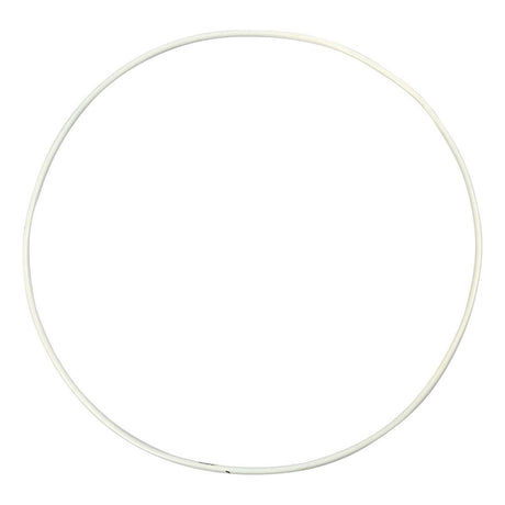Creativ company metalen draadring wit - 20cm
