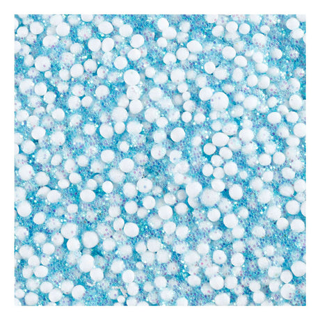Creativ company foam clay glitter lichtblauw - 35gr.