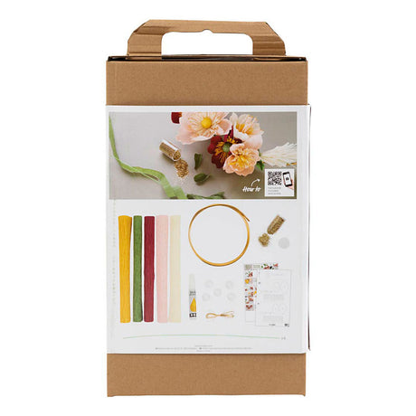 Creativ company hobbyset crepepapier krans