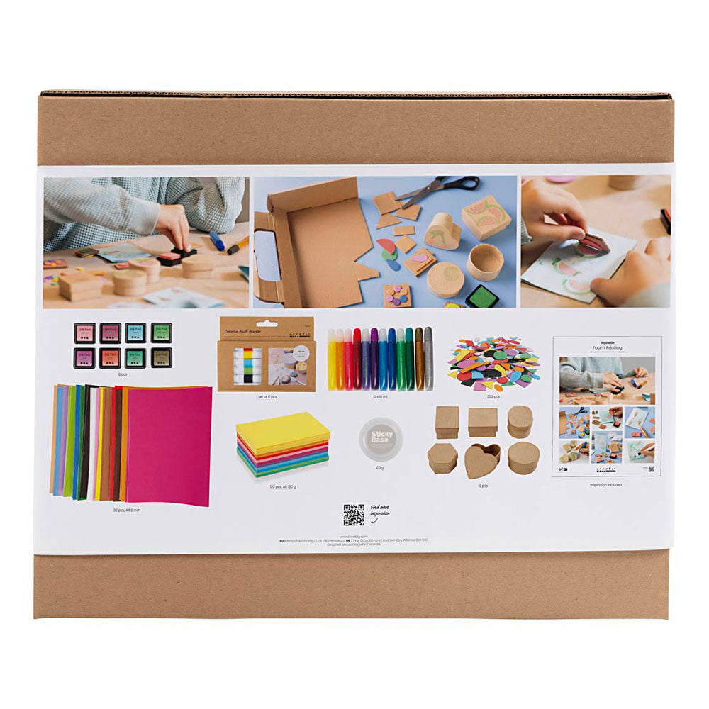 Creativ company http: www.cchobby.nl groepsset-schuimdrukken-kaarten-en-dozen-1-doos