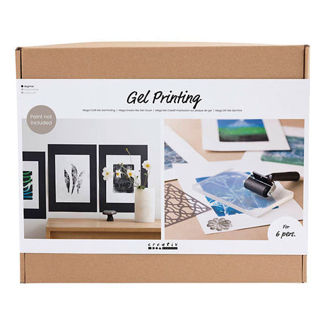Creativ company groepsset gelprinten - voor 6 personen