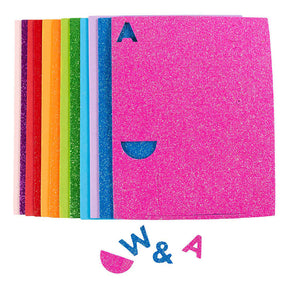 Creativ company foam vellen gekleurd 14x25cm - 12 vellen
