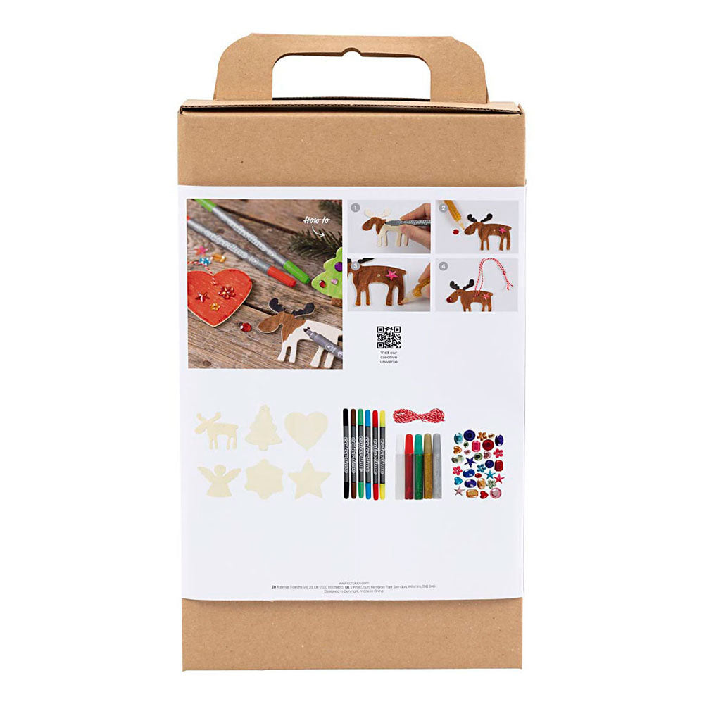 Creativ company hobbyset kerstdecoratie - kleuren