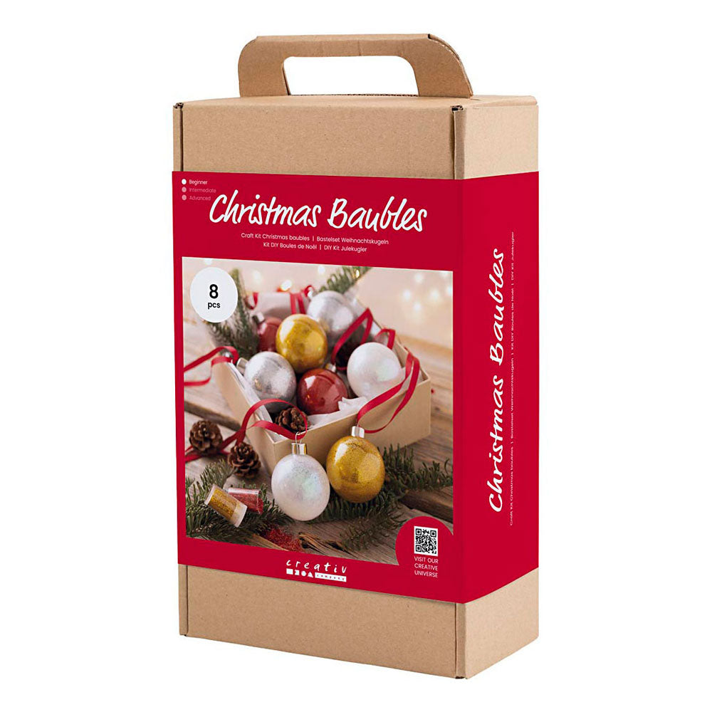 Creativ company http: www.cchobby.nl hobbyset-kerstballen-glitter-1-doos