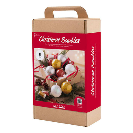 Creativ company http: www.cchobby.nl hobbyset-kerstballen-glitter-1-doos