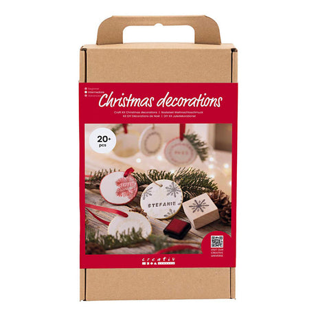 Creativ company hobbyset kerstornamenten zelfhardende klei